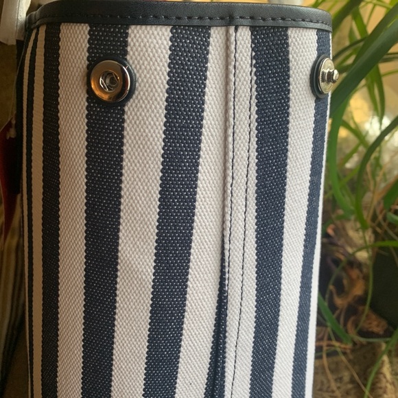 Authentic Kate Spade logo leather/Canvas zip tote - Picture 13 of 16